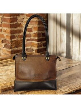 Open Hand Leather Goods Handmade Leather Tote - Gorgeous - Made to Last Lifetime